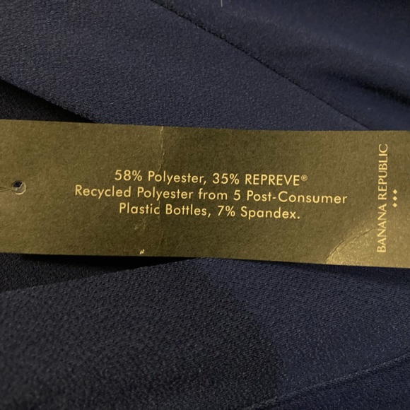 Banana Republic- Patriot Blue Crepe Top XS - Picture 4 of 4